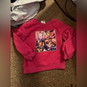 Nickelodeon paw patrol Pink Sweatshirt with Characters